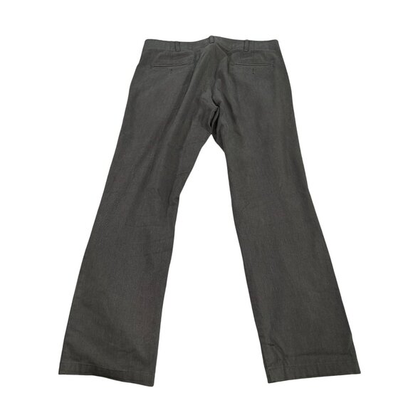 Haggar In Motion Mens Black Straight-Leg Pants 38X32 - Picture 2 of 10